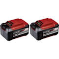 Miniatyrbild 1 av 4: Einhell Dubbelbatteri 5,2 Ah Twinpack Power X-Change (Lithium-Ion, 18V, för alla Einhell Power X-Change enheter)