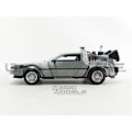 Miniatyrbild 3 av 4: Samlarbil i miniatyr - JADA TOYS 1/24 - DE LOREAN Back to the Future II - Flygande version - Silver Flerfärgad