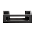 Miniatyrbild 3 av 4: Väggställ - Wenko - Bralia - Svart - Turbo-Loc® - L 30 x H 8.5 x P 12 cm Svart
