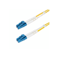 Miniatyrbild 2 av 4: StarTech.com 8m LC till LC (UPC) OS2 enkelläge 9/125µm 10G fiberoptisk kabel Gul