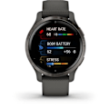 Miniatyrbild 4 av 4: GARMIN Venu 2S - GPS smartwatch - Grå - Mörkgrå rem