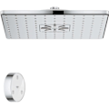 Miniatyrbild 1 av 3: GROHE - Rainshower SmartConnect 310 Cube takdusch 26643000 - 2 PureRain-strålar, ActiveRain - Krom Grå