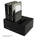 Miniatyrbild 4 av 4: Extern hårddisk - LC-Power - LC-DOCK-U3-4B - USB 3.0 Type-A - 5 Gbit/s - Svart
