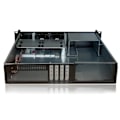 Miniatyrbild 2 av 3: Techly I-CASE IPC-240L serverfodral - Support - Aluminium, Stål - Micro-ATX, Mini-ITX - Svart