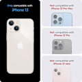 Miniatyrbild 4 av 5: Spigen - ACS03623 - Ultra Hybrid Matte Fodral för iPhone 13 [Anti-Yellowing] - Frost Black Svart