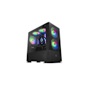 Miniatyrbild 2 av 4: MicroATX-datorlåda - Mars Gaming - MCZ Svart - RGB - MESH-panel - Vattenkylning