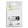 Miniatyrbild 2 av 3: Q-Connect QCONFD8GBEVO USB Nyckel Vit 8 Go