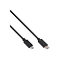 Miniatyrbild 1 av 2: InLine USB-kabel USB-C (M) till Micro-USB Typ B (M) USB 2.0 3 A 50 cm svart