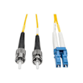 Miniatyrbild 1 av 4: Tripp Lite 3M Duplex Singlemode 8.3-125 Fiber Optic Patch Cable LC-ST 10' 10ft 3 Meter Fiberoptisk anslutningskabel enkeltyp LC (M)…
