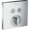 Miniatyrbild 1 av 3: Inbyggd front - hansgrohe - ShowerSelect - 2 funktioner - Krom - Väggdusch Grå