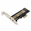 Miniatyrbild 1 av 4: Chenyang - CY-SA-008 - M.2 NGFF NVME AHCI M-Key SSD till PCIe 3.0 X1 PCI Express-adapterkort med fäste 8cm/12cm