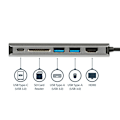 Miniatyrbild 1 av 6: Multiport-adapter - StarTech.com - DKT30CSDHPD3 - HDMI 4K - USB Power Delivery 3.0 - 5 portar
