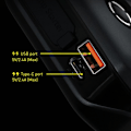Miniatyrbild 4 av 6: Automatisk startare 2-i-1, 10 000 mAh, 1 000 A - Baseus Super Energy Air (C00245501113-00) - Svart kluster