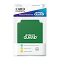 Miniatyrbild 3 av 4: Intercalärer för kort - Ultimate Guard - 10 stycken - Grön - Styv polypropen - 69x94 mm Grön
