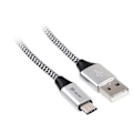Miniatyrbild 4 av 4: Andra USB-enheter Tracer - TRAKBK46265 - 1 m USB-kabel USB 2.0 USB C USB A Svart, Silver