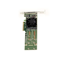 Miniatyrbild 2 av 3: M2 PCIe 3.0 x8-kontrollkort för 2 M.2 NVMe M Key SSD:er. PLX PEX 8747-chipset - 32GB per SSD, 64G totalt. Hög och låg profil.