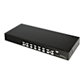 Miniatyrbild 2 av 4: KVM-switch - STARTECH - SV831DUSBGB - 8 PS/2 USB-portar monterade på 1U-rack - OSD - Svart