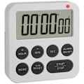 Miniatyrbild 1 av 3: Digital timer - TFA Dostmann - Vit - Stopwatch - Alarm - Intuitiv användning Vit
