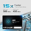 Miniatyrbild 2 av 6: Internt SSD-disk - Silicon Power - Ace A55 128Go - SATA III 2.5" 3D NAND