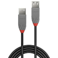 Miniatyrbild 2 av 2: LINDY USB 2.0 förlängningskabel typ A - Anthra Line - 2m