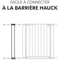 Miniatyrbild 3 av 3: Förlängning Säkerhetsbarriär - Hauck - 21 cm - Grå - Lätt Montering Grå