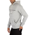 Miniatyrbild 3 av 4: Huvtröja - Tommy Hilfiger - Grå - Broderad logotyp - Långärmad - Öppen ficka Grå jag