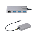 Miniatyrbild 3 av 3: USB-C Hub - STARTECH.COM - 5G3AGBB-USB-C-HUB - 3 portar USB-A - Gigabit Ethernet - 5 Gbps