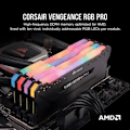 Miniatyrbild 2 av 5: Corsair Vengeance RGB PRO Series 16 GB (2x 8 GB) DDR4 3600 MHz CL18 - Dual Channel Kit 2 DDR4 RAM-moduler PC4-28800 -