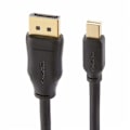 Miniatyrbild 3 av 4: Kabel - nätverksadapter - telefoni Basics - HL-007271 - Mini DisplayPort till DisplayPort - 1,8 meter, Svart