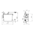 Miniatyrbild 4 av 4: Sanipack Pro UP 400W WC macerator - SFA - PA2UPSTD Vit