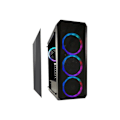 Miniatyrbild 2 av 6: Lc-power - LC-703B-ON - Gaming 703B - Quad-Luxx Midi Tower Svart