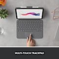 Miniatyrbild 4 av 4: Tangentbordsfodral - LOGITECH - Combo Touch - Bakgrundsbelyst - Multi-touch pekplatta - iPad 10:e generationen