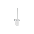 Miniatyrbild 4 av 6: GROHE Essentials Cube 3-i-1 badrumstillbehörsset 40757001 - Väggkrok - Borste - Toalettpappershållare - Krom