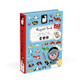 Miniatyrbild 2 av 4: JANOD - Magneti'book för pojkdräkter, 36 magneter - Från 3 år blå