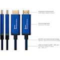 Miniatyrbild 3 av 4: USB-C till HDMI 2.0b - GOOD CONNECTIONS - SmartFLEX - 4K UHD 60Hz - 3 m - Mörkblå Mörkblå