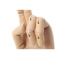 Miniatyrbild 2 av 4: Skyltdocka - proportion modell Emi craft Trä ledad hand modell Enhands skyltdocka, H 25cm
