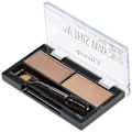 Miniatyrbild 3 av 4: Rimmel - 34666640002 - Brow This Way Kit för att Omforma Brynen Mörkbrun, Puder 0,04 Ounce, Vax 0,03 Ounce