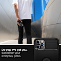 Miniatyrbild 2 av 4: Spigen iPhone 11 Pro Max-fodral [Rugged Armor] Fordonsdesign, dubbelt skydd, mjuk TPU [Matt-svart] (075CS27133)