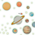 Miniatyrbild 4 av 5: SES CREATIVE - Shiny Solar System Flerfärgad
