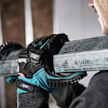 Miniatyrbild 4 av 4: Arbetsvantar - MAKITA - Stl. XXL P-84492 - Andningsbart läder - Hållbara sömmar - Hög hållbarhet