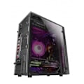 Miniatyrbild 4 av 4: Mars Gaming Mars Gaming MCM RGB Mini Tower Micro ATX-fodral med glaspanel (svart)