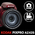Miniatyrbild 2 av 4: Digital kamera - KODAK - Pixpro Astro Zoom AZ425 - Zoom X42 - Full HD-video - Röd
