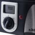 Miniatyrbild 3 av 4: Elektrisk ångkokare - HKOENIG - VAP12 - 12 liter - 60 minuters timer - Transparent / Rostfritt stål Transparent / Rostfritt stål