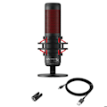 Miniatyrbild 2 av 3: Mikrofon Gaming - HyperX - QuadCast - Svart - Popfilter - 4 riktningar Svart