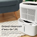 Miniatyrbild 3 av 4: Pro Breeze Portable Avfuktare 12L/dag med 3 lägen, Digital Display, Kontinuerlig evakuering, Timer, Against Fuktighet