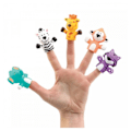 Miniatyrbild 4 av 6: LUDI - Savane fingerdockor - 5 mjuka plastdockor för att ge berättelser liv Flerfärgad