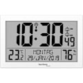 Miniatyrbild 1 av 3: Väggklocka - Technoline - WS 8016 - Radiostyrd - Temperaturvisning - 2 larm Vit