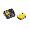 Miniatyrbild 1 av 2: Dewalt DCB184 Batteri 18V 5,0Ah / 5000mAh XR Li-Ion + DeWalt DCB115 XR Laddare