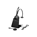 Miniatyrbild 1 av 2: Mono headset - JABRA - Engage 55 SE MS - Bredbandsmikrofon - Räckvidd 150 m - DECT-säkerhet 256 bitar Svart