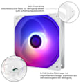 Miniatyrbild 4 av 4: Thermalright TL-C12CW-S X3 CPU-fläkt 120 mm Vit ARGB